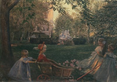 Bambini che Giocano, 1933 da Franz von Matsch