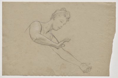 Studio di figure per il dipinto della facoltà "Teologia" da Franz von Matsch