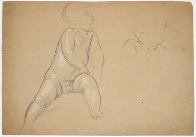 Studio della legge sui bambini da Franz von Matsch