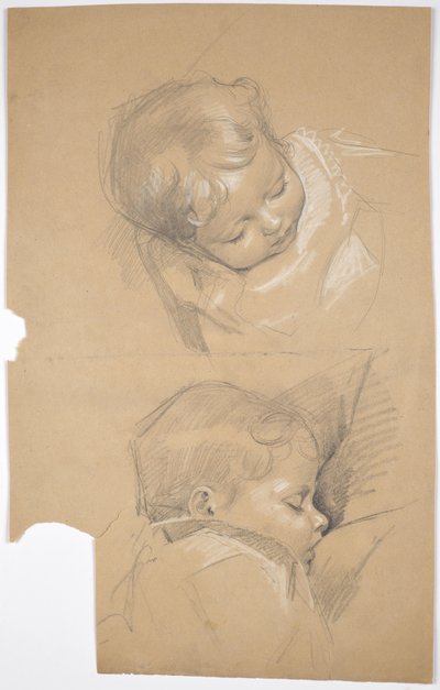 Studi sulla testa dei bambini da Franz von Matsch