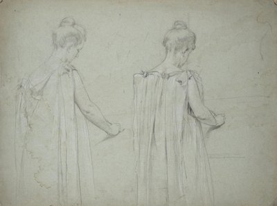 Collezione di 84 disegni e dipinti da Franz von Matsch