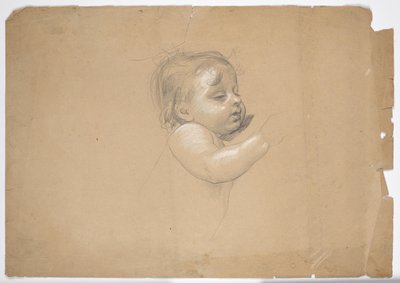 Studio di un neonato da Franz von Matsch