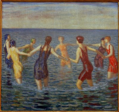 Donne che fanno il bagno da Franz von Stuck