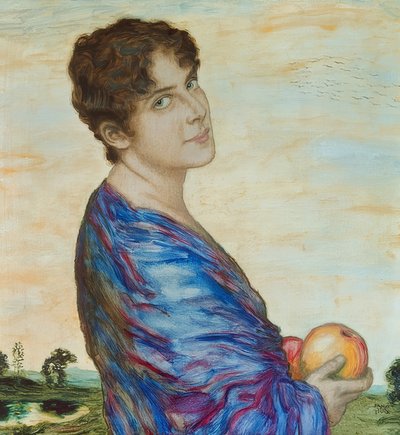 Ritratto di Frau Stuck da Franz von Stuck