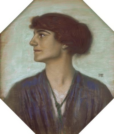 Ritratto di una signora da Franz von Stuck