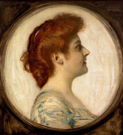 Ritratto di una signora da Franz von Stuck