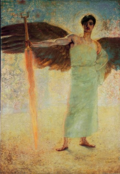 Il guardiano del Paradiso da Franz von Stuck