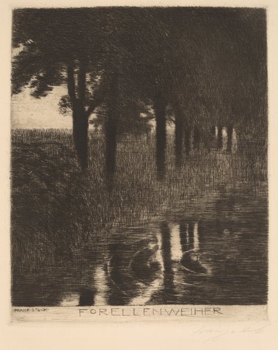 Stagno delle trote da Franz von Stuck