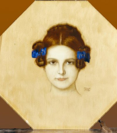 Franz von Stuck, Mary con fiocchi blu da Franz von Stuck