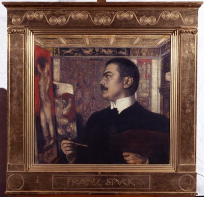 Autoritratto al cavalletto da Franz von Stuck