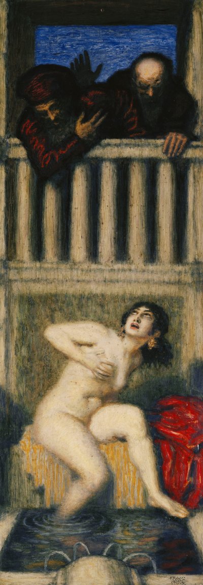 Susanna e i Due Vecchi; Susanna und die Beiden Alten da Franz von Stuck