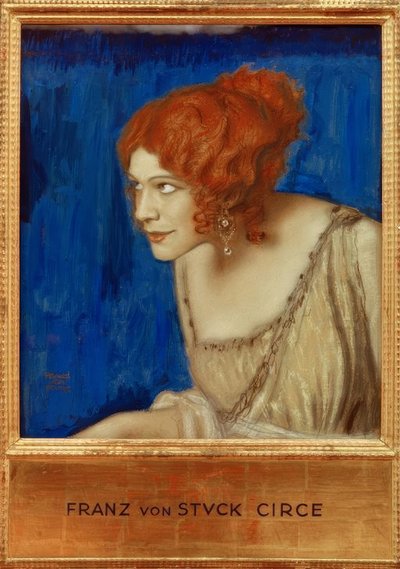 Tilla Durieux come Circe da Franz von Stuck