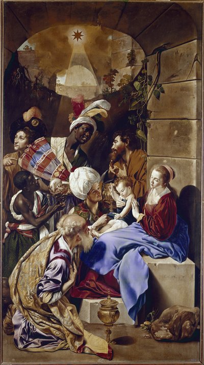 Adorazione dei Magi da Fray Juan Batista Maino or Mayno
