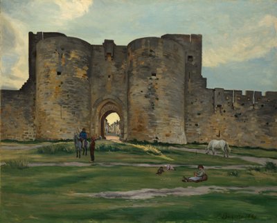 Porte de la Reine ad Aigues-Mortes, 1867 da Frédéric Bazille