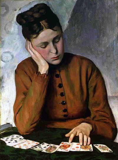 La Chiromante, 1869 da Frédéric Bazille
