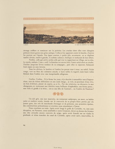 Akrata. Il Golfo di Corinto e il Parnaso da Frédéric Boissonnas