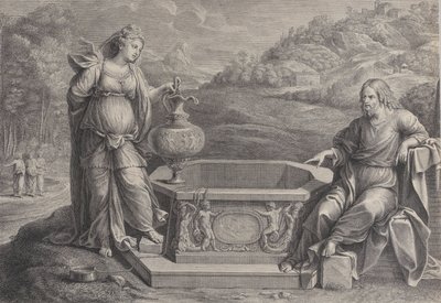 Cristo e la donna di Samaria da Frédéric Horthemels