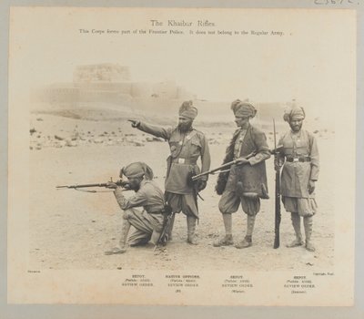 I Fucilieri del Khyber, circa 1900 da Fred Bremner
