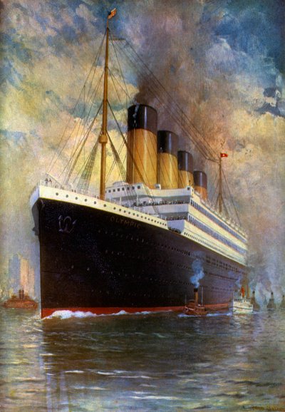 White Star Line, Tripla Elica, SS Olympic da Fred Pansing