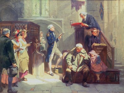 Nelson in chiesa da Fred Roe