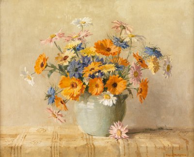 Nigella, Calendula, Margherite da Freda Marston