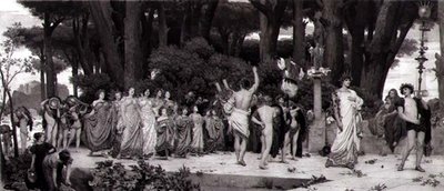 La Daphnephoria, stampata a Parigi da Photogravure Goupil, pub. da The Fine Art Society da Frederic (after) Leighton