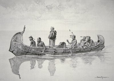 Il missionario da Frederic (after) Remington