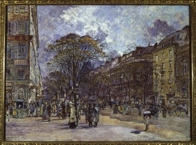 Boulevard des Italiens, Parigi da Frederic Anatole Houbron