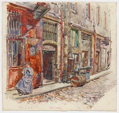 Entrée escalier A du Marché des Enfants-Rouges da Frederic Anatole Houbron