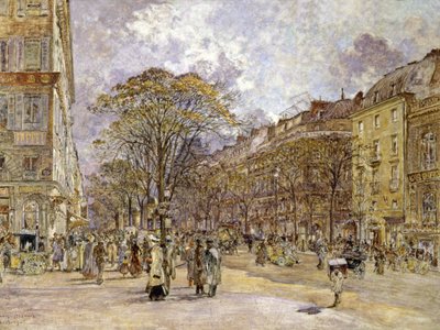 Il boulevard degli Italiani, Parigi da Frederic Anatole Houbron