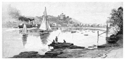 Spiaggia di Manly, Sydney, Nuovo Galles del Sud, Australia, 1886 da Frederic B. Schell