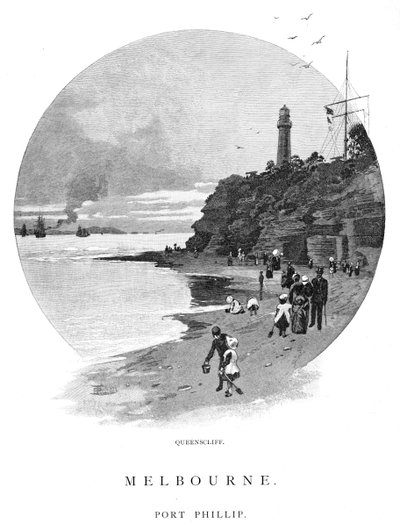 Queenscliff, Port Phillip, Victoria, Australia, 1886 da Frederic B. Schell