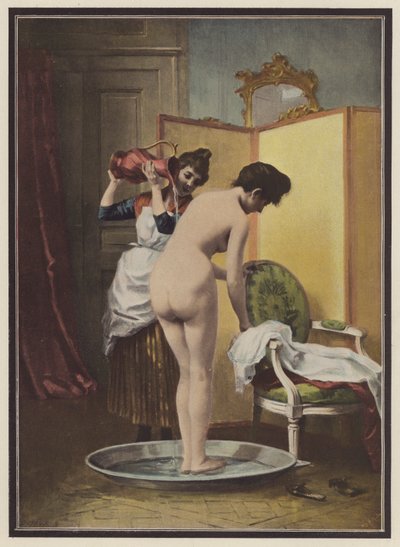 Donna alla toilette da Frederic Dufaux