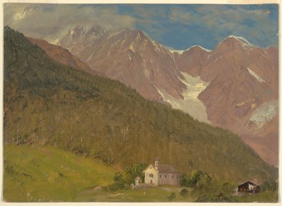 Paesaggio alpino in Svizzera da Frederic Edwin Church