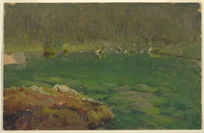 Lago alpino, Baviera o Svizzera da Frederic Edwin Church