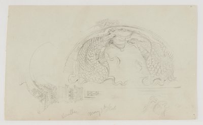 Dettaglio architettonico, Tempio di Zeus, Baalbek da Frederic Edwin Church
