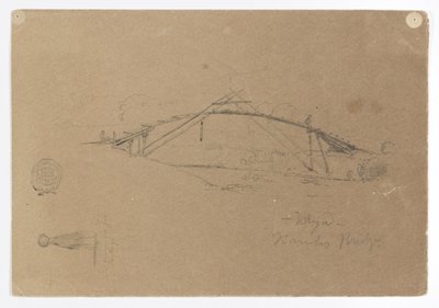 Ponte di bambù a Buga, Colombia e Ragazza che porta un vaso, Cartago, Colombia da Frederic Edwin Church