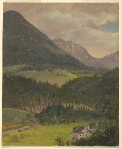 Paesaggio delle Alpi bavaresi da Frederic Edwin Church
