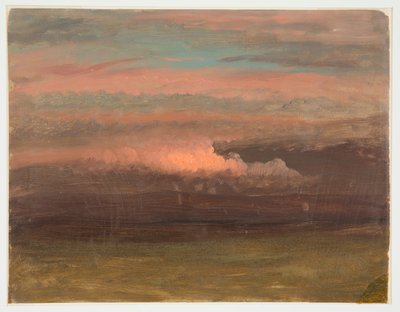 Studio di nuvole al tramonto da Frederic Edwin Church