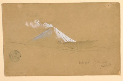 Cotopaxi da vicino Ambato, Ecuador da Frederic Edwin Church