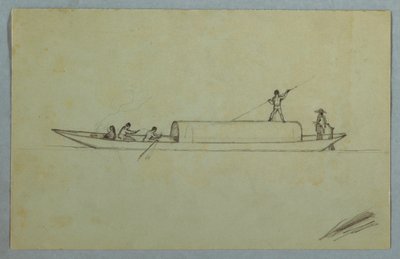 Canoa Coperta, probabilmente Sudamericana da Frederic Edwin Church