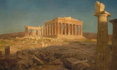 Il Partenone da Frederic Edwin Church