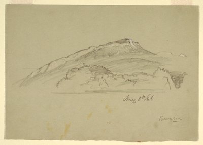 Disegno, un albero, Baviera, 8 agosto 1868 da Frederic Edwin Church