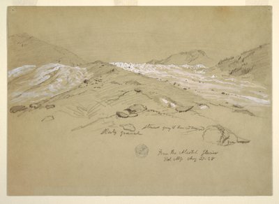 Disegno, ghiacciaio dell