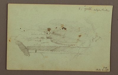 Disegno, Cascate americane sotto un cielo nuvoloso, fiume Niagara, forse 1856 da Frederic Edwin Church