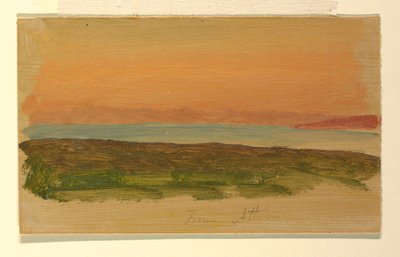 Disegno, Atene, vista dal mare, aprile 1869 da Frederic Edwin Church