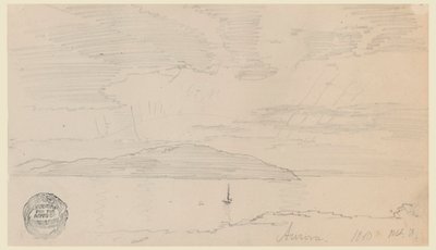 Disegno, Aurora, Mount Desert Island, settembre 1860 da Frederic Edwin Church