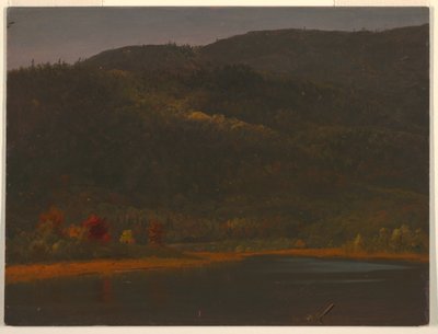 Disegno, Paesaggio autunnale, 1860-70 da Frederic Edwin Church