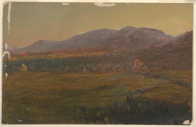 Disegno, Paesaggio autunnale, Hudson, New York, 1860 ca. da Frederic Edwin Church