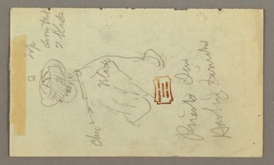Disegno, Ragazzo con turbante, forse 1868 da Frederic Edwin Church